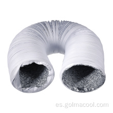 Tubo flexible de los conductos de aire de la máquina del papel de aluminio del Pvc